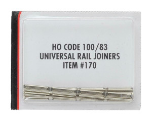 Atlas ~ HO Scale ~ Code 100/Code 83 ~ Rail Joiners ~ Nickel Silver (48 Pieces) ~ 170-1
