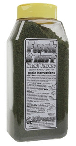 Scenic Express Flock & Turf Shaker Canister ~ Farm Pasture Blend 32oz ~ 886B