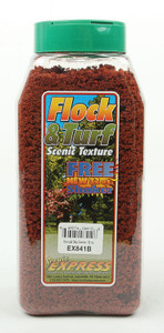 Scenic Express ~ Flock & Turf ~ Brown Tones ~ 32oz ~ Georgia Clay - Coarse ~ 841B