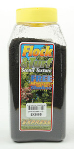 Scenic Express ~ Flock & Turf ~ Blended Tones ~ 32oz ~ Dark Humus Blend ~ 888B