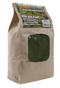 Scenic Express ~ Flock & Turf Ground Cover ECO Pack Bag ~ Green Grass Blend 48oz ~ 880E