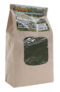 Scenic Express ~ Flock & Turf Ground Cover ECO Pack Bag ~ Farm Pasture Blend 48oz ~ 886E
