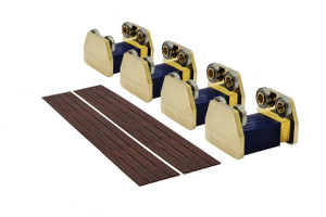 DCCconcepts ~ Rolling Roads ~ O Scale ~ Premium Gold Edition (4 Pieces) DCM-RRO.4
