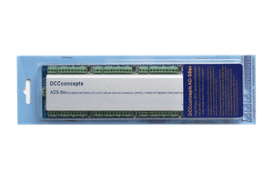 DCCconcepts ~ Cobalt Accessory Decoder ~ CDU Solenoid Drive SX 8-Way ~ Turnout Snap Switch Controller ~ Power-Off Memory ~ DCD-ADS-8sx