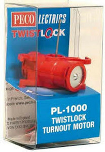 Peco ~ TwistLock Lectrics Point Turnout Motor Machine ~ PL-1000