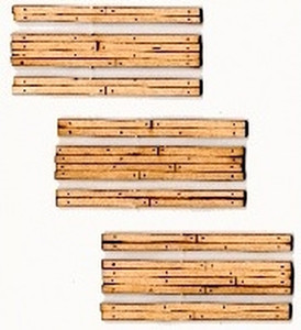 Blair Line ~ Nn3 ~ Laser-Cut One-Lane Narrow Gauge Wood Grade Crossing (3) ~ 021