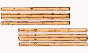 Blair Line ~ Nn3 ~  Laser-Cut Two-Lane Narrow Gauge Wood Grade Crossing (2) ~ 022