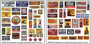 Blair Line ~ N Scale ~ Porcelain Advertising Signs ~ 060