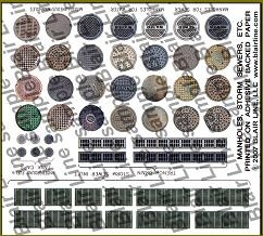 Blair Line ~ N Scale ~ Manhole Covers And Storm Drains ~ 062