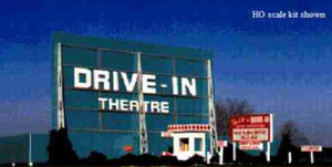 Blair Line ~ N Scale ~ Drive-In Theatre Kit ~ 068