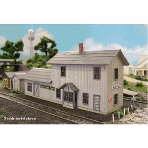 Blair Line ~ Blairstown 2 Story Depot ~ N Scale Kit ~ 078