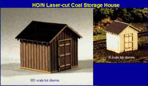 Blair Line ~ N Scale ~ Coal Storage House Kit ~ 083