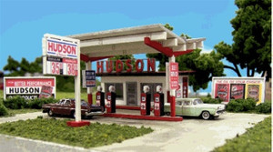 Blair Line ~ N Scale ~ Hudson Oil Gas Station Kit ~ 1002