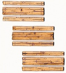 Blair Line ~ HOn3 ~ Laser-Cut One-Lane Narrow Gauge Wood Grade Crossing (3) ~ 121