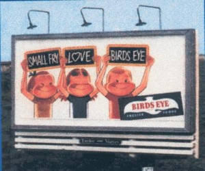 Blair Line ~ Pole Laser Cut Billboard ~ N/HO Scale ~ 1433