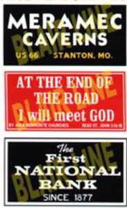 Blair Line ~ Barn Sign Set #3 ~ HO Scale ~ 2252