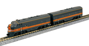 Kato ~ N Scale ~ F7 AB Set ~ Milwaukee Road ~ Both Powered ~ DC ~ 106-0429