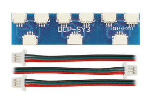DCCconcepts ~ Cobalt Alpha Switch Y-Connectors ~ 3 Pack ~ DCD-SY3