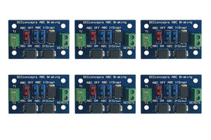 DCCconcepts ~ ABC Slow or Stop Modules ~ 6 Pieces ~ DCD-ABC.6