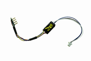 DCCconcepts ~ Zen Black Decoder ~ Super THIN NANO ~ 8 Pin With Harness ~ 2 Function ~ DCD-ZN8H.2
