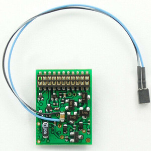 TCS ~ EU821-KAC ~ DCC Motor Decoder ~ 21 Pin ~ 8 Functions ~ With 2 Pin Keep Alive 2 Pin Harness ~ 1676