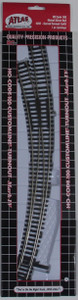 Atlas ~ HO Scale ~ Code 100 ~ Customline Curved Turnout ~  Left ~ 287