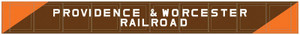 Atlas ~ HO Scale ~ Providence & Worcester ~ Code 100 ~ Plate ~ 70000035