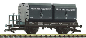 PIKO ~ G Scale ~ DR IV Coal Container Car w/Brake Platform ~ 37773