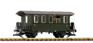 PIKO ~ G Scale ~ DB II 2-Axle Third Class Coach ~ 37927