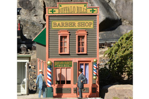 PIKO ~ G Scale ~ River City Buffalo Bill's Barber Shop Built-Up Building ~ 62726