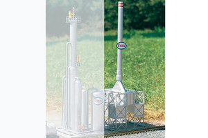 PIKO ~ G Scale ~ Refinery Burn Off Plant, Building Kit ~ 62046