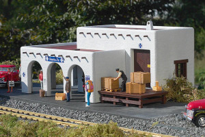 PIKO ~ G-Scale ~ Santa Fe Station, Building Kit ~ 62105