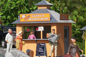PIKO ~ G-Scale Sausage Shop, Building Kit ~ 62118