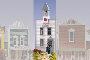 PIKO ~ G-Scale ~ White Schoolhouse, Building Kit ~ 62215