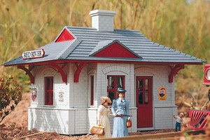 PIKO ~ G-Scale ~ Red River Station, Building Kit ~ 62228