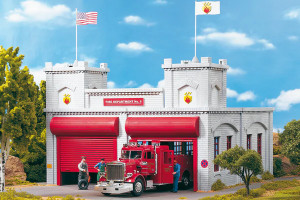 PIKO ~ G-Scale ~ Fire Department Number 6, Building Kit ~ 62242
