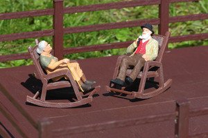 PIKO ~ G-Scale ~ Rocking Chairs, Set of 2 ~ 62295