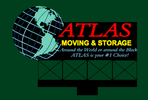 Miller Engineering ~ HO or O Scale ~ Atlas moving & Storage Billboard ~ 2081
