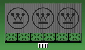 Miller Engineering ~ HO or N Scales ~ Westinghouse Billboard Small ~ 7.6 x 3.9cm ~ 441552