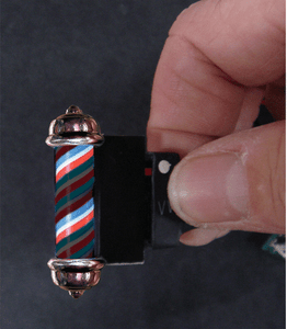 Miller Engineering ~ O or HO Scale ~ Animated Barber Pole Medium ~ 1.5" Tall ~ 8082