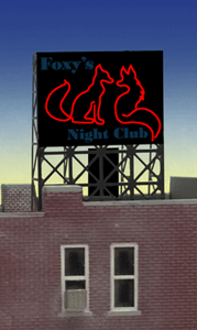 Miller Engineering ~ N or Z Scale ~ Foxys Billboard ~  339010