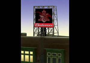 Miller Engineering ~ N or Z Scales ~ Eagle Animated Billboard ~ 339015