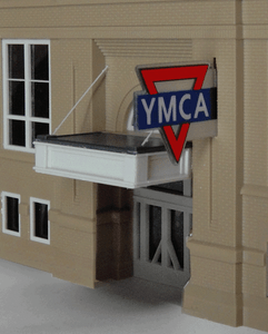 Miller Engineering ~ Animated YMCA Vertical Sign Small ~ 3072