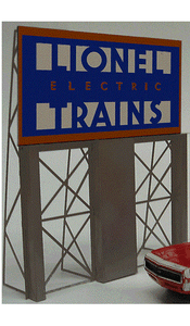 Miller Engineering ~ O Scale ~ Animated Roadside Billboard, Lionel ~ 880301