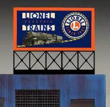 Miller Engineering ~ S or O Scale ~ Lionel Animated Neon Rooftop Billboard ~ 880351