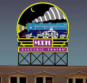 Miller Engineering ~ MTH Electric Trains Animated Billboard ~ 880401