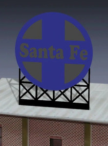 Miller Engineering ~ Santa Fe Animated Neon Billboard ~ 880551