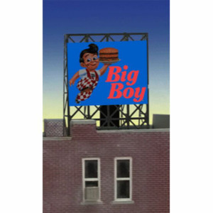 Miller Engineering ~ N or Z Scale ~ Big Boy Animated Billboard ~ 339080