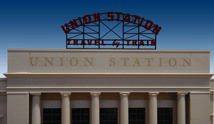 Miller Engineering ~ HO or O Scale ~ Union Station Animated Neon Billboard ~ 3881