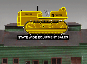 Miller Engineering ~ HO or O Scale ~ Animated Left Bulldozer ~ 39811L